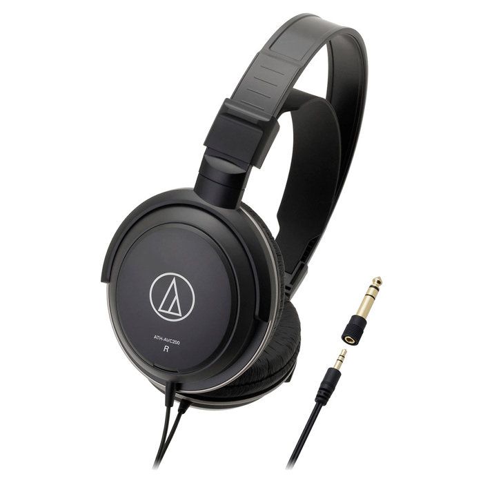 Audio-Technica ATH-AVC200, Circumaural, Bandeau, Avec fil, 20 - 22000 Hz, 3 m, Noir