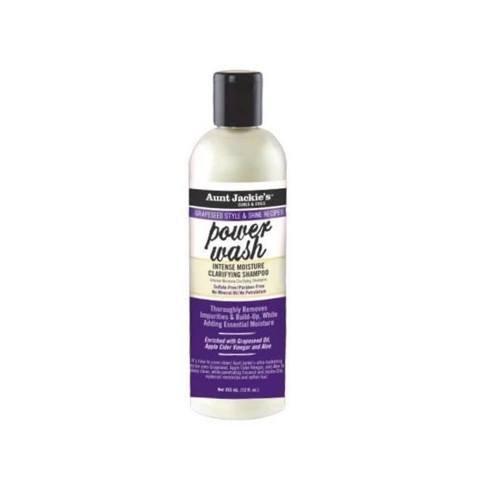 Aunt Jackie's Pépin de Raisin Power Wash, Shampooing 355ml