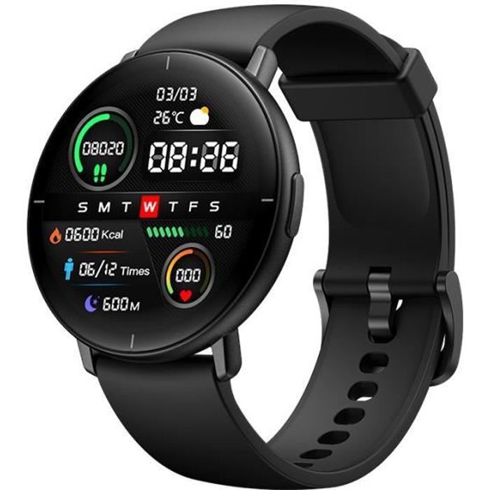 Mibro Lite Smartwatch Montre Homme et Femme Montre Intelligente Écran Amoled pour Android IOS