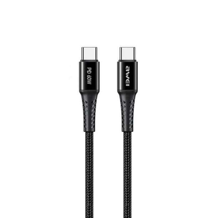 AWEI CABLE TYPE-C 60W CL-111T NOIR