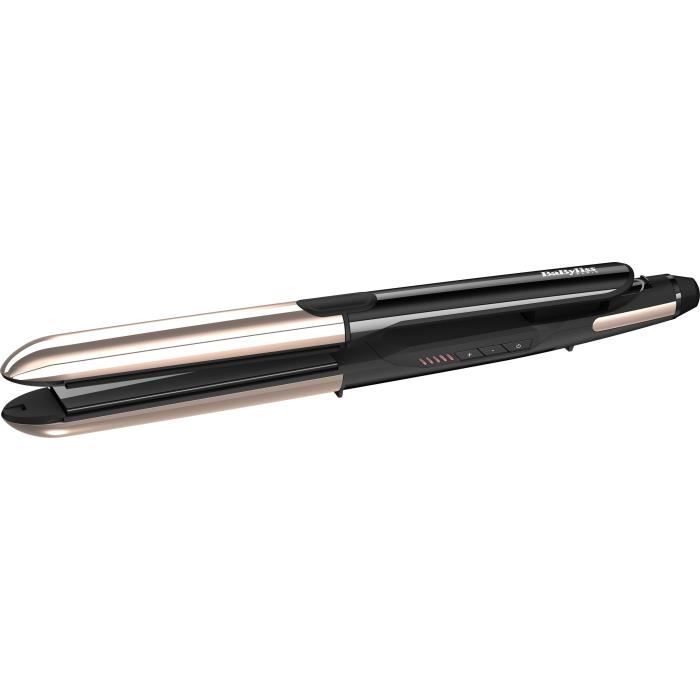 Lisseur - BaByliss - ST481E - Lisseur Pure Metal avec Technologie ionique et plaques Diamant-Céramique, jusqu'à 230°C