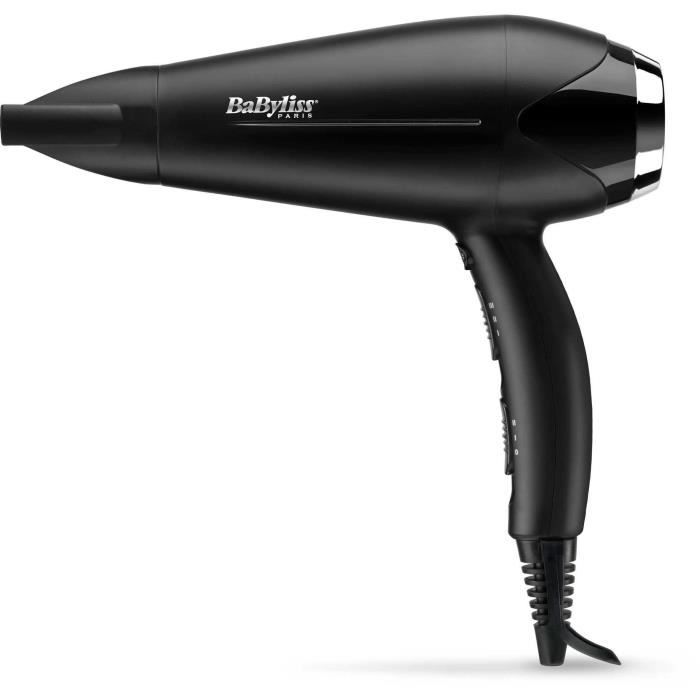 Sèche-Cheveux - BaByliss - D572DE - Sèche-cheveux Turbo Smooth 2200 avec Technologie Ionique et Céramique