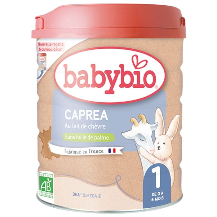 Babybio Lait Caprea Lait de Chèvre 1er Âge Bio 800g