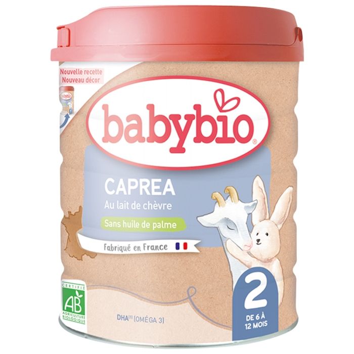 Babybio - Caprea 2 - Lait de chèvre Bio - 800g - Bébé Dès 6 mois