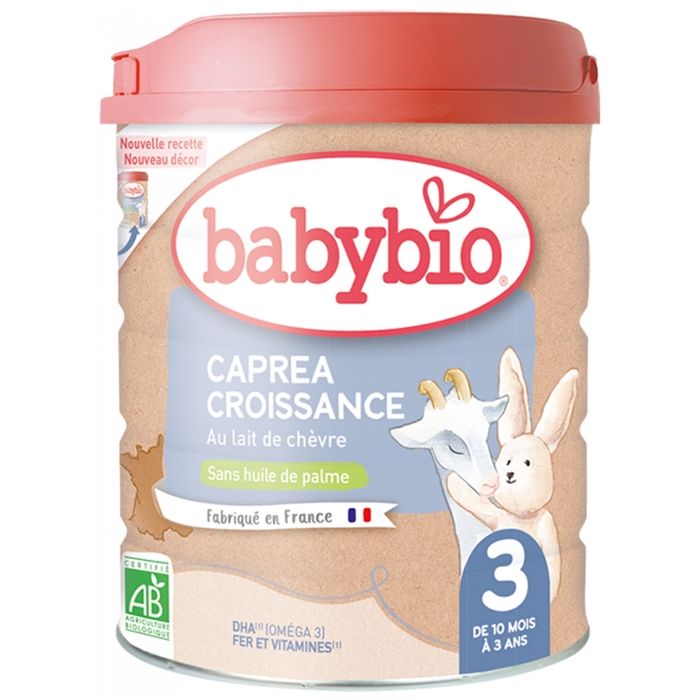 Babybio - Caprea 3 - Lait de chèvre Bio - 800g - Bébé Dès 10 mois