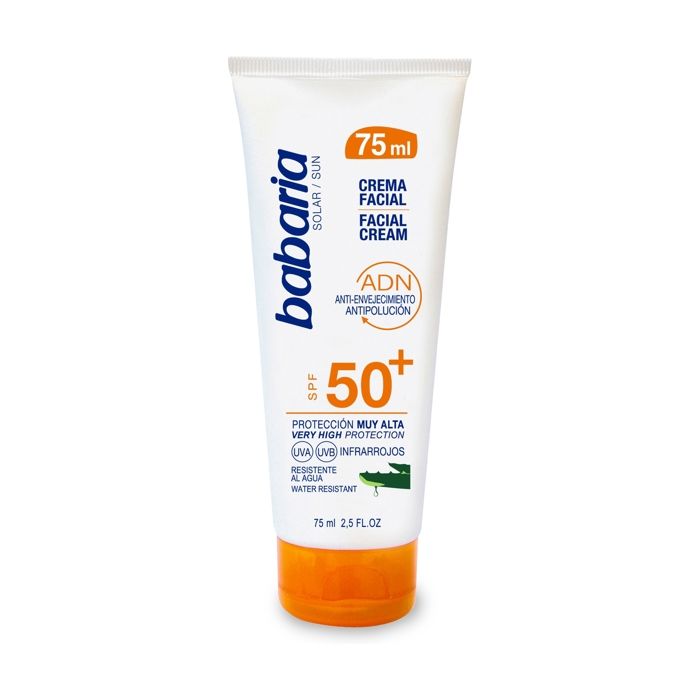 SOLAR ADN crema solar facial aloe vera SPF50 75 ml