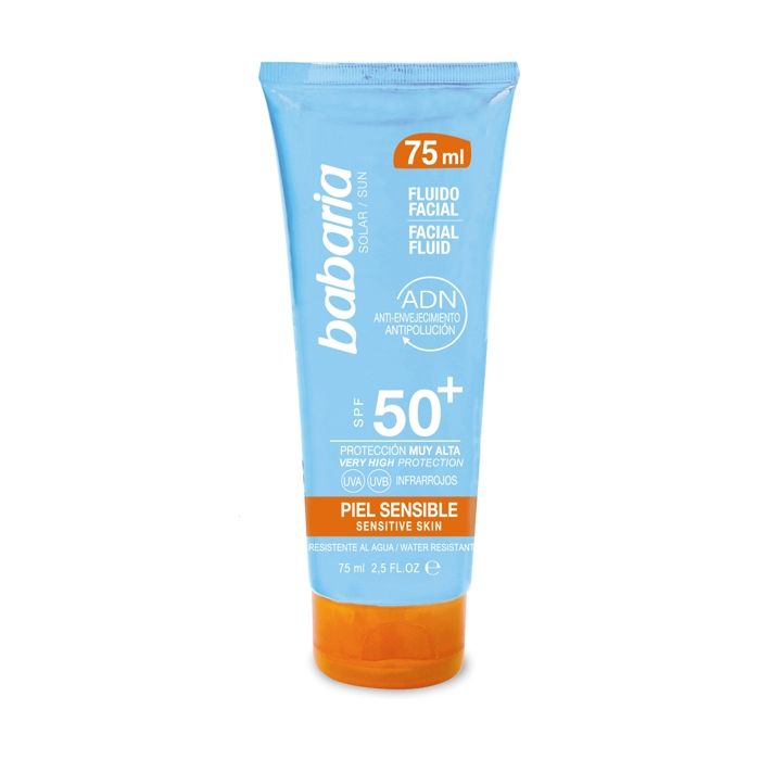 BABARIA SOLAIRE LIQUIDE SENSIBLE DE LA PEAU SPF50 + 75ML