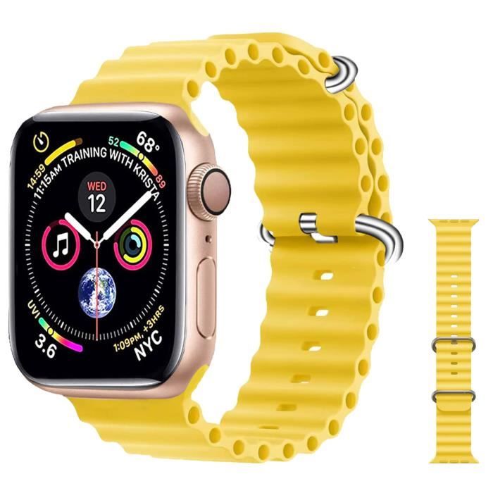 Océan Bracelet Compatible Apple Watch 42mm 44mm 45mm 49mm Series 9 8 7 6 5 4 3 2 1 SE Ultra - Ultra 2