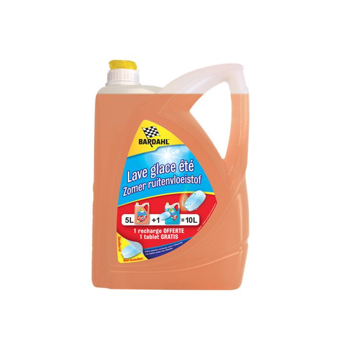 Nettoyant lave-glace été + recharge pastille flacon métal Bardahl 5 L