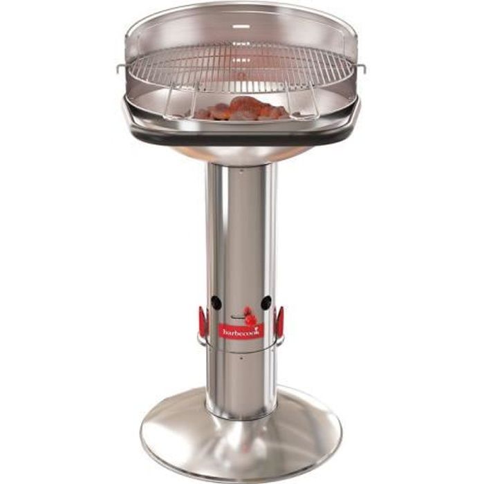 Barbecue charbon de bois - BARBECOOK - LOEWY 50 SST - Quickstart® - 10 personnes - Inox
