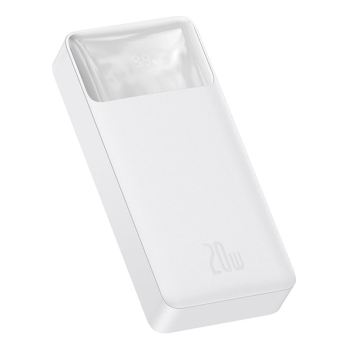 BASEUS POWERBANK BIPOW 20000MAH, 20W (WHITE) PPBD050302
