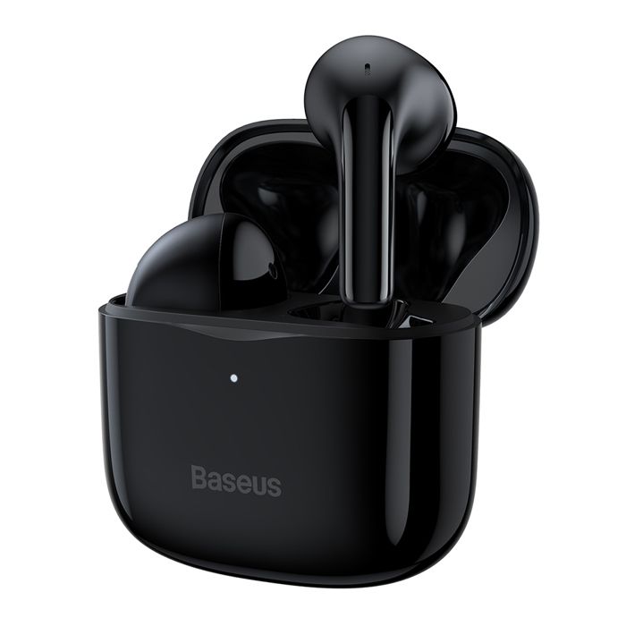 Baseus Écouteurs Sans Fil TWS Bowie E3 – Bluetooth 5.0, Charge Rapide, Faible Latence 0,06s, Localisation App, Autonomie 25 h - Noir