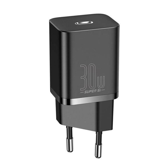 Chargeur pour téléphone mobile BASEUS CCSUP Super Si 30W Type-C Noir