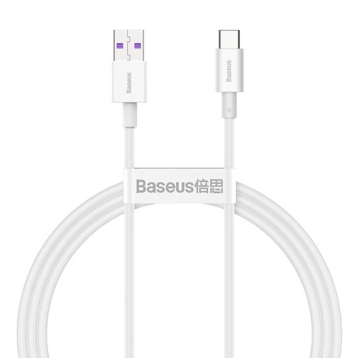 Câble Baseus 66W USB-C 1 m – Charge Rapide Compatible Huawei Mate40 Pro