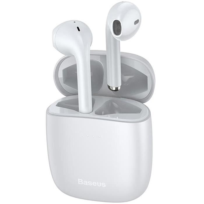 W04 Baseus Pro Écouteurs sans fil - Blanc