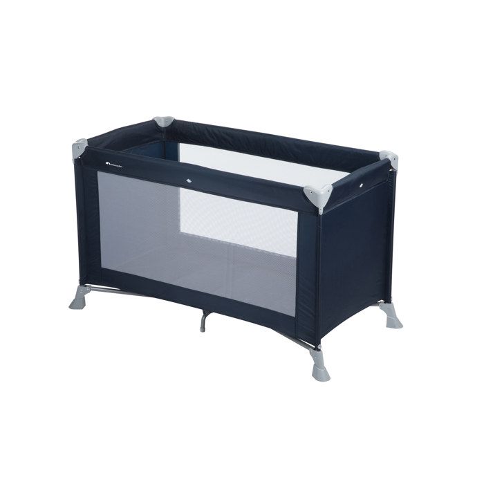 BEBECONFORT Soft dreams Lit bébé, Lit parapluie, De la naissance à 3 ans (jusqu'à 15kg), Navy Blue + sac de transport