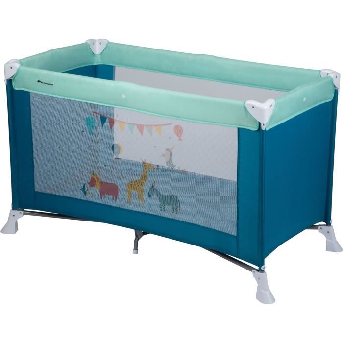 BEBECONFORT Soft dreams Lit bébé, Lit parapluie, De la naissance à 3 ans (jusqu'à 15kg), Happy days + sac de transport
