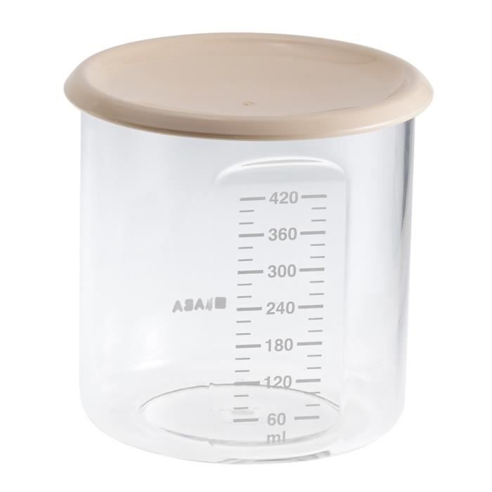 Béaba Portion Maxi+ Pot de Conservation en Tritan Rose 420ml