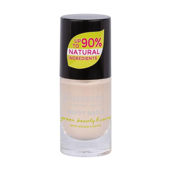 Vernis à Ongles - Benecos - Rose Nacré - 5ml - Vegan - Longue Durée - 8-Free