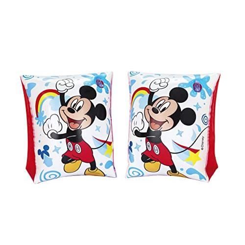 Brassards de nage - BESTWAY - Mickey Mouse - Multicolore - Vinyle résistant - 2 chambres à air