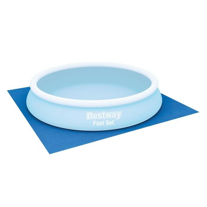 Tapis de sol protection piscine Tapis de sol carre 396x396 cm - Bestway