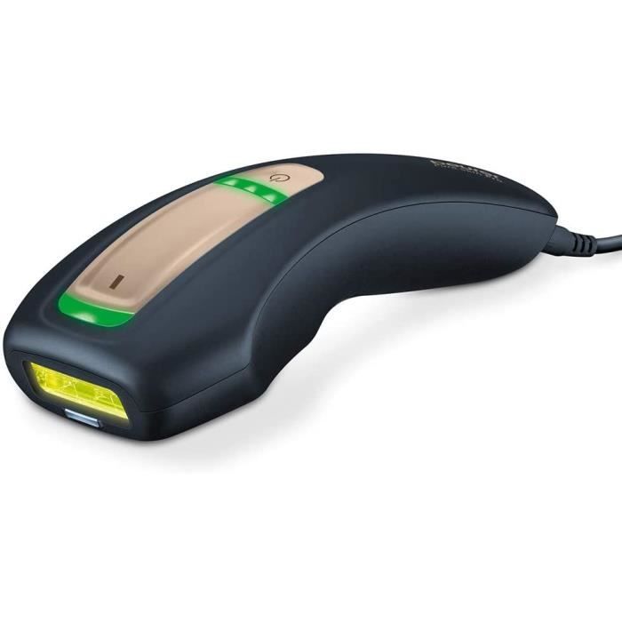 IPL 5800 Pure Skin Pro - épilation longue durée à lumière pulsée - 600 000 flashs - design compact avec 3 niveaux d'intensité