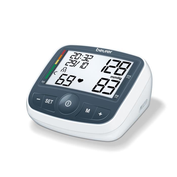 BEURER BM 40 - Tensiomètre bras avec écran XL - Mesure de l'arythmie
