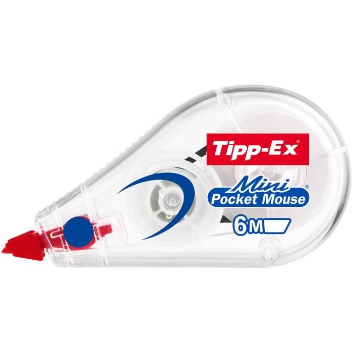 BIC Lot de 3 rubans correcteurs Tipp-Ex Standard - 6 m