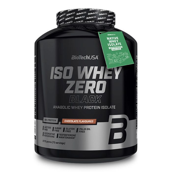 Whey isolate BioTech USA - Iso Whey Zero Black - Chocolate 2270g