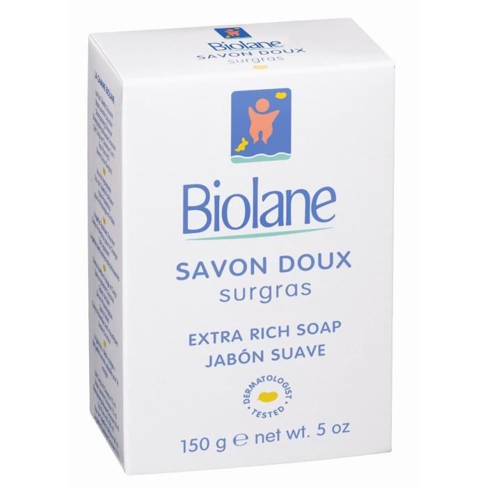 BIOLANE Savon doux surgras - 150g