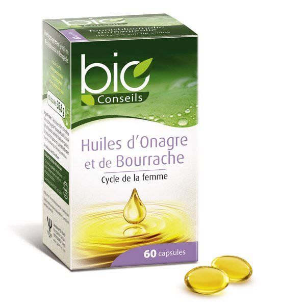 Capsule Huiles d'Onagre et de Bourrache Bio - C…