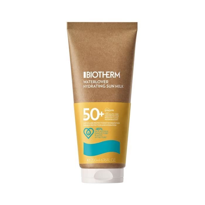 Biotherm Waterlover Lait Solaire Protection Hydratation SPF50+ 200ml