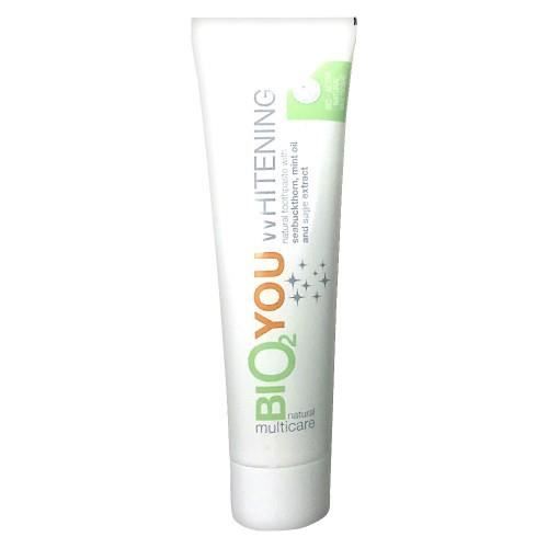 Dentifrice Naturel Blancheur Bio2You - Pour un sourire plus éclatant et plus blanc et pour apaiser et protéger les gencives - 100ml