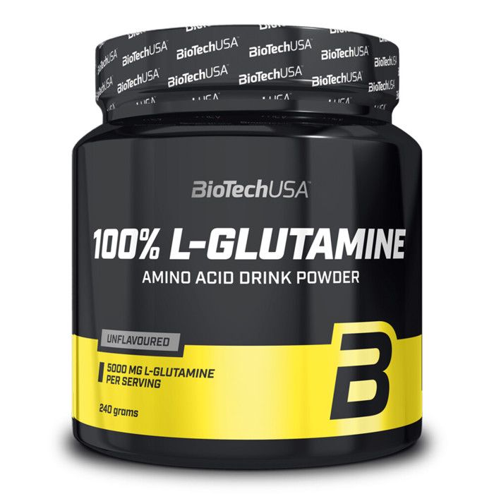 Glutamine BioTech USA - 100% L-Glutamine - Saveur neutre 240g