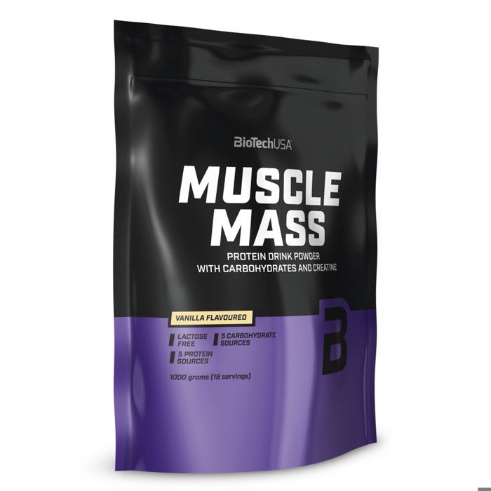 Hard gainers Muscle Mass - Vanilla 1000g