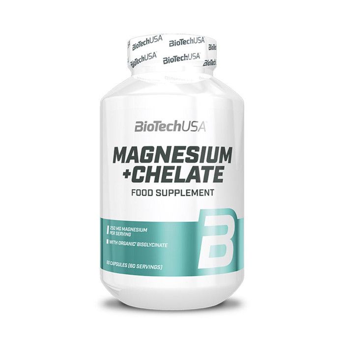 Magnesium + chelate (60 caps)| Magnésium