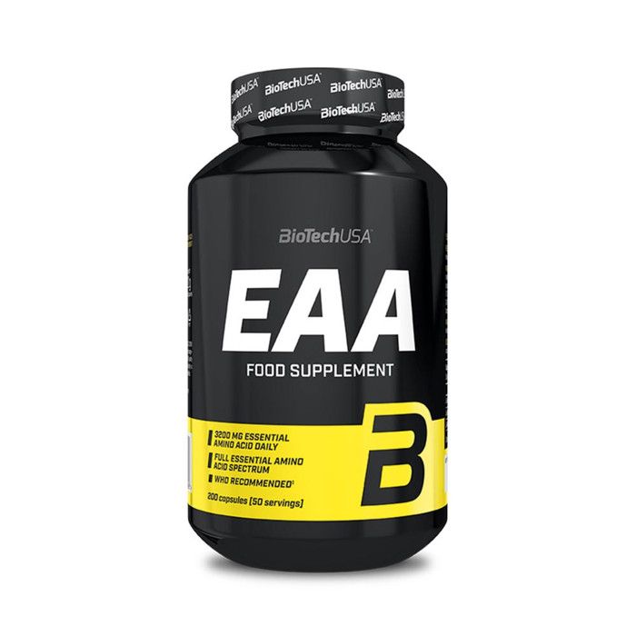 Acides aminés essentiels BioTech USA - Capsules EAA - 200 Gélules