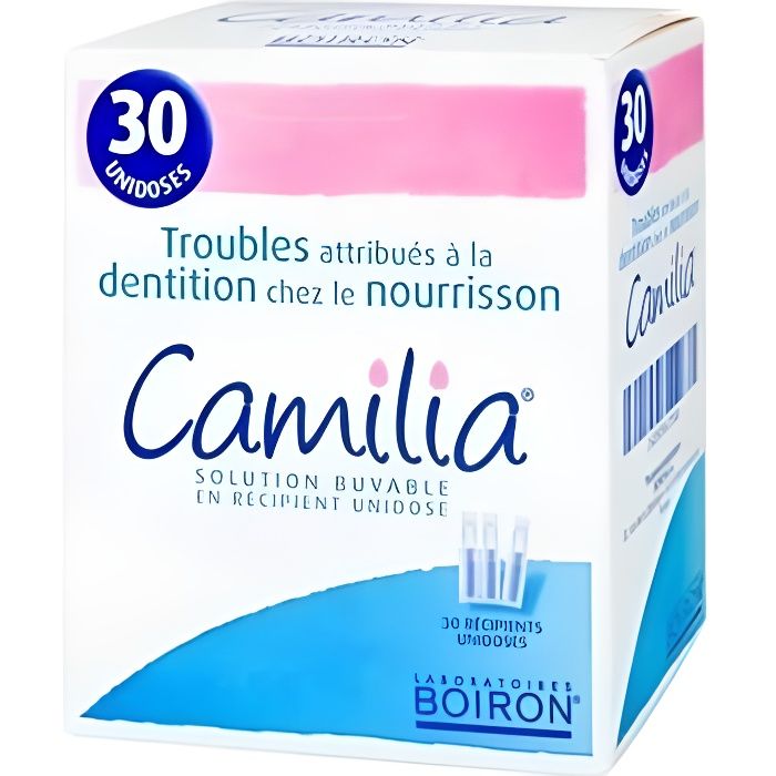 CAMILIA pour troubles de dentition