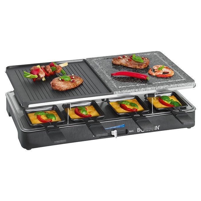 Raclette gril 8 personnes Bomann RG 2279 CB Noir