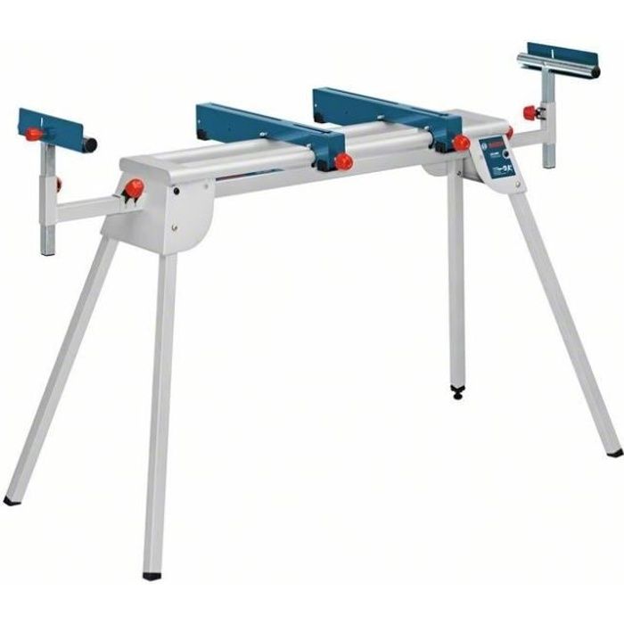 Table de travail Bosch Professional GTA 2600, pour scies à onglets, 260cm de longueur - 0601B12300