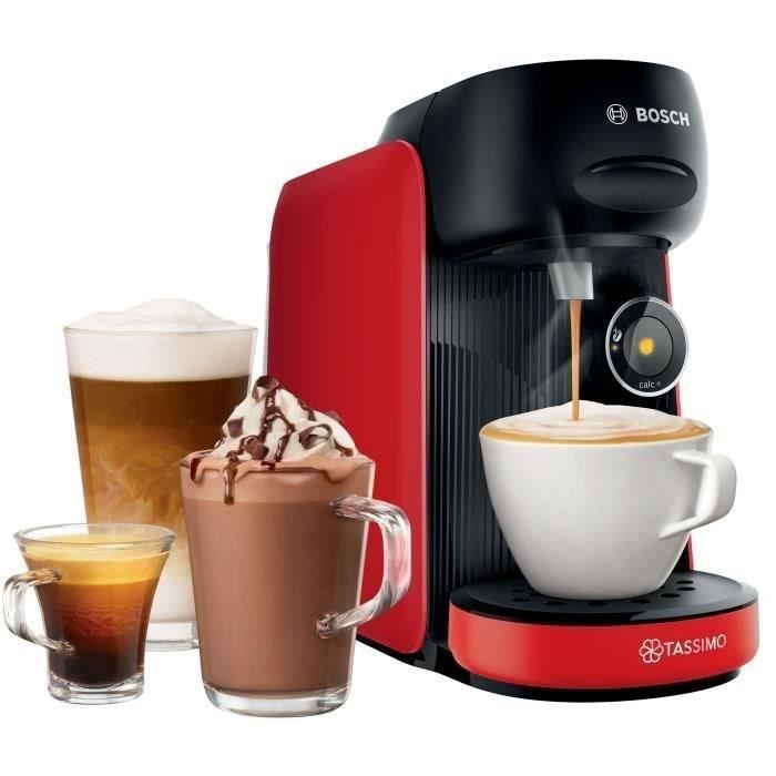 Machine à café + 3 packs T-discs - BOSCH - TASSIMO FINESSE TAS163E - 1400 W - 0,7 L - Multi-boissons - IntensityBoost - Noir