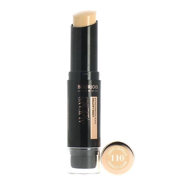 Fond de Tient Always Fabulous Foundcealer Stick Bourjois 110 Vanille Clair
