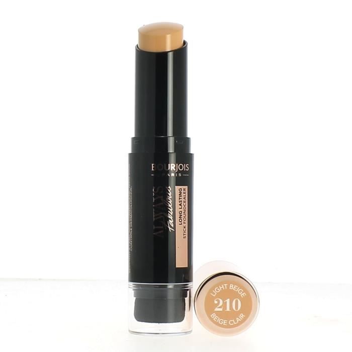 Fond de Tient Always Fabulous Foundcealer Stick Bourjois 210 Beige Clair