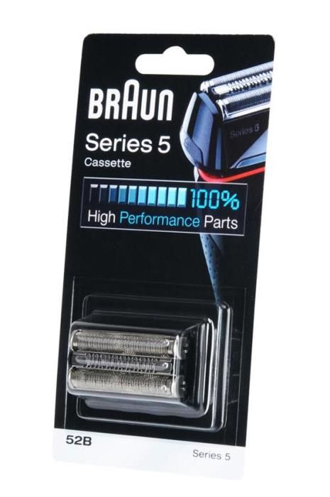 Lame de rasoir Braun Series 5 Pièce De Rechange Noire - Compatible avec les rasoirs 5040s, 5030s, 5020s