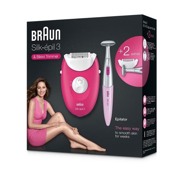 EPILATEUR SE3420 SILK EPIL3 BRAUN