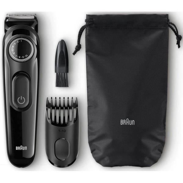 BRAUN Tondeuse à barbe BT3000 (Noir)