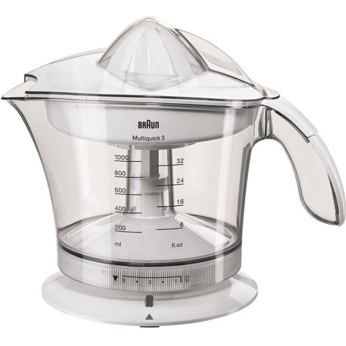 BRAUN MPZ9 Presse-agrumes - Marche/Arrêt automatique - Blanc