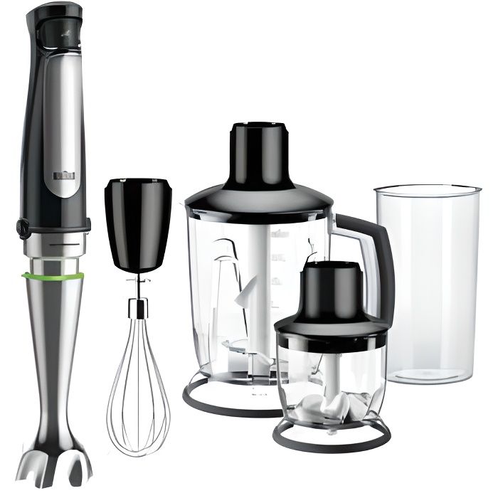 Mixeur plongeant Braun MQ 7045X 1000W Noir
