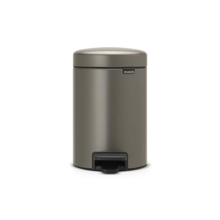 BRABANTIA Poubelle à pédale NewIcon - 3L - Platinum