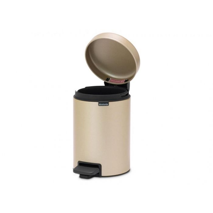 Poubelle Newicon 3l champagne - Brabantia 23,5 Or